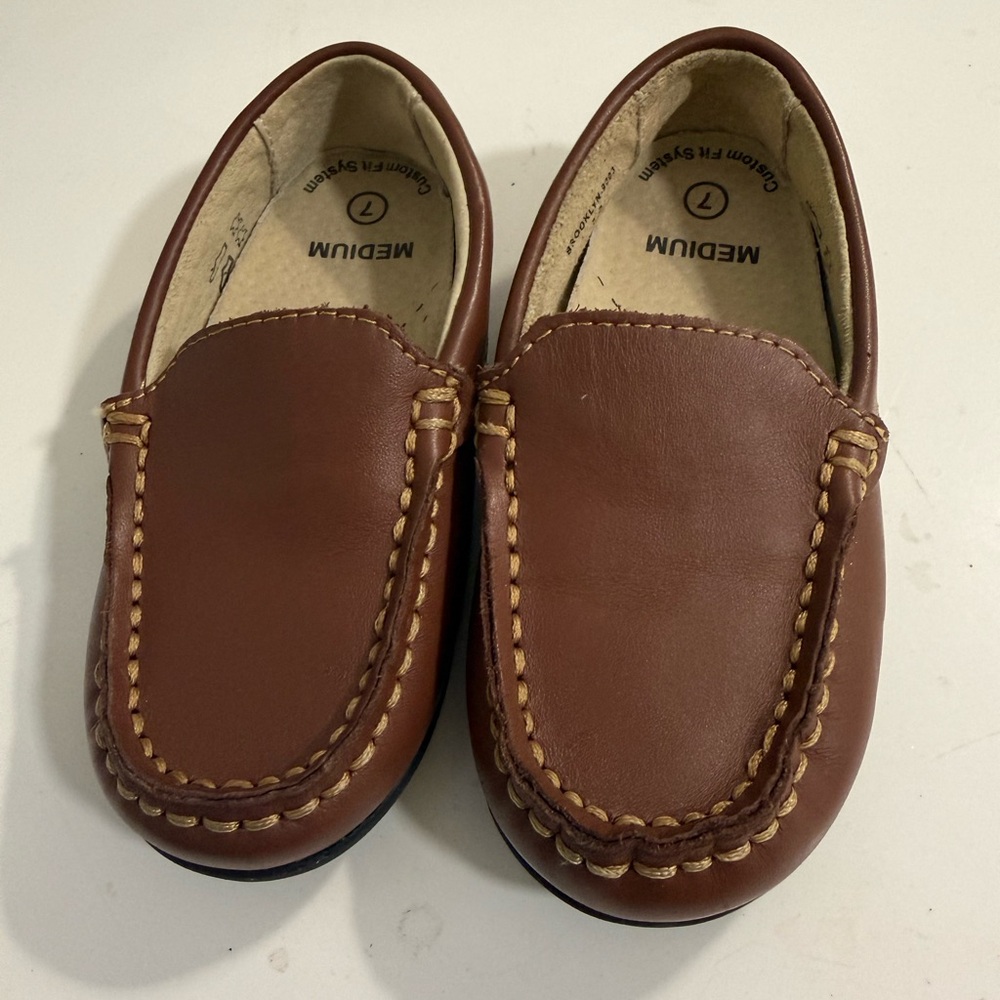 FootMates brown Moccasins for Kids - Picture 2 of 7